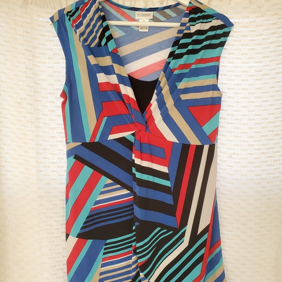 Multi-Color Maternity Blouse. - Picture 1 of 2